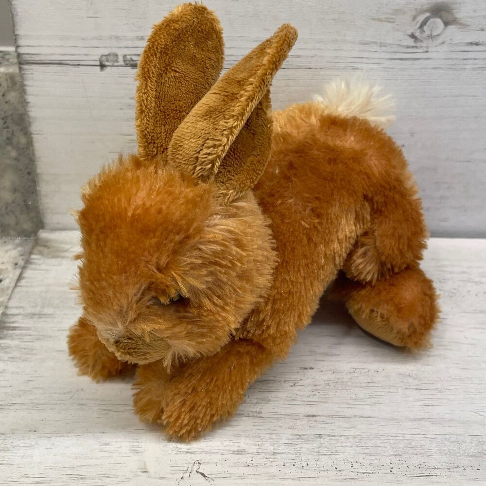 Cute Little Aurora World Stuffed Brown Bunny Rabbit Plush Toy